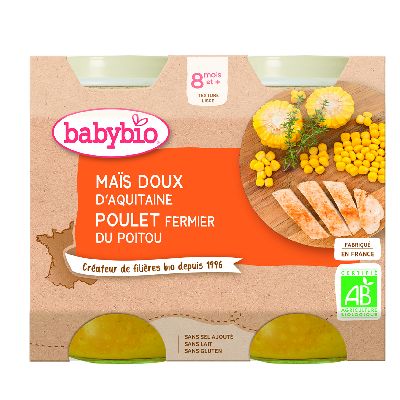 Ppot Legumes Poulet 2x200g