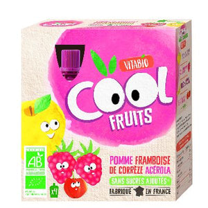 Cool Fruits Pom/Framboise 4x90g