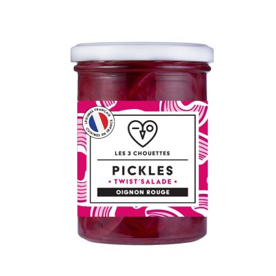 Pickles Twist Salade Oignons Rouges 185 G De France