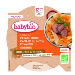 Assiette  Patate Douce Canard Echalion 230g