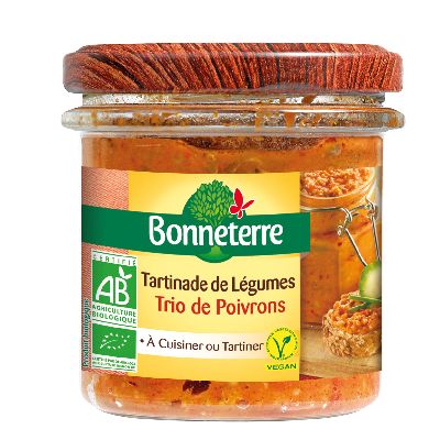 Tartinade Legumes Trio Poivron 135 G D'allemagne