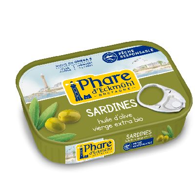 Sardine** Peche Responsable Huile Olive 102 G